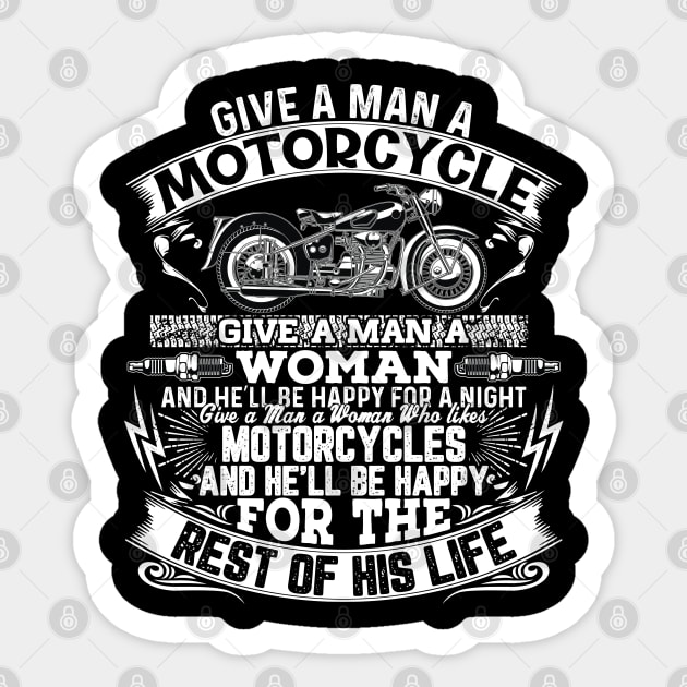 Biker Sticker by UniqueWorld